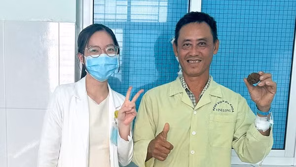 Bệnh nhân đã phục hồi sau phẫu thuật. 