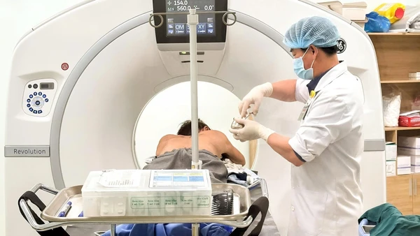 Nhiều bệnh viện đang tăng cường ứng dụng công nghệ và số hóa dữ liệu. (Ảnh Khoa Đăng)