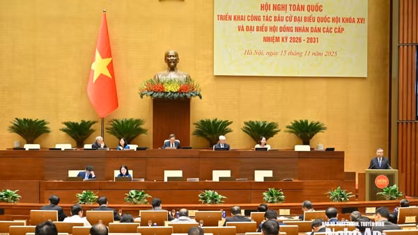 Tổng Bí thư Tô Lâm phát biểu chỉ đạo tại hội nghị.