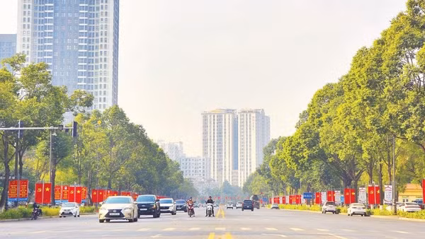 Tuyến đường Lý Thái Tổ, phường Kinh Bắc, tỉnh Bắc Ninh.