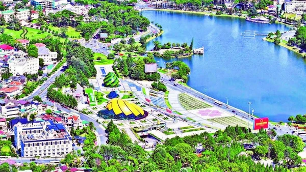 Khu vực trung tâm Lâm Đồng ngàn hoa.