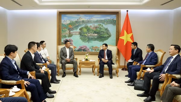 Quang cảnh buổi tiếp. (Ảnh: VGP)