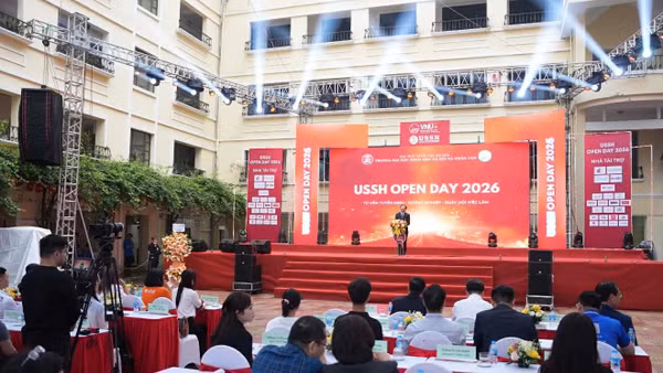 Quang cảnh chương trình USSH Open Day 2026.