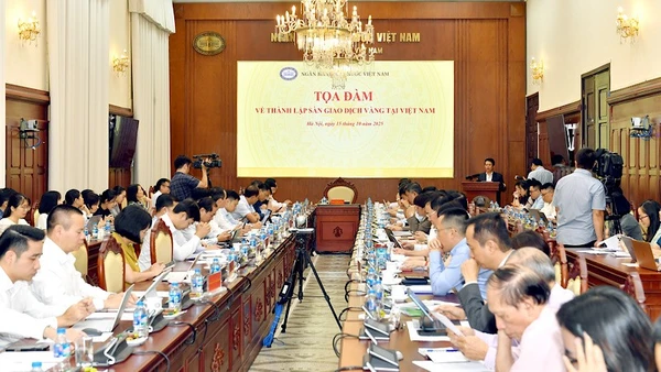 Toàn cảnh cuộc Toạ đàm. 