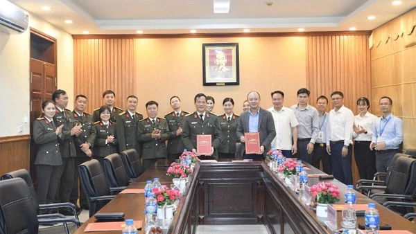 Ký kết hợp tác giữa Trường Đại học Thể dục thể thao Bắc Ninh và Trung tâm Huấn luyện-Thi đấu thể thao Công an nhân dân.