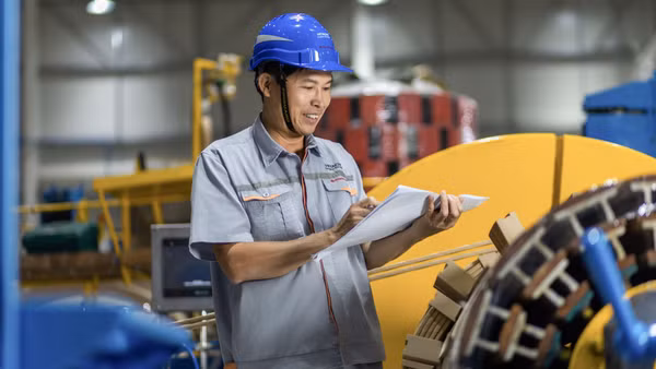 Công nhân trong một nhà máy của Thụy Điển tại Việt Nam. (Ảnh: Đại sứ quán Thụy Điển)