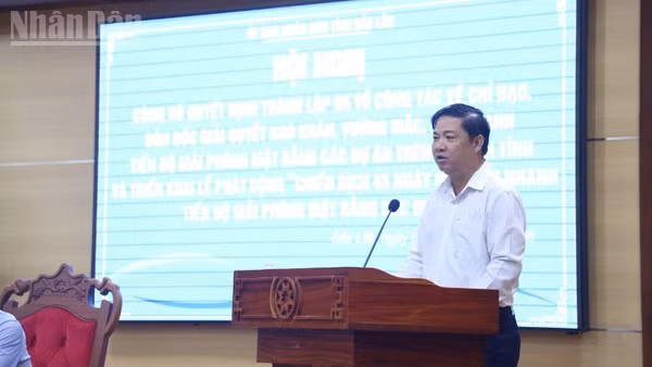 Bí thư Tỉnh ủy Đắk Lắk Lương Nguyễn Minh Triết phát biểu chỉ đạo tại buổi lễ.