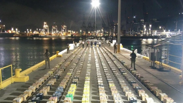 Số ma túy bị lực lượng Hải Không quân Panama thu giữ. Ảnh: Sputnik