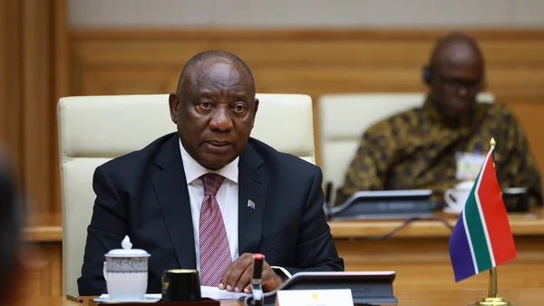 Tổng thống Nam Phi Matamela Cyril Ramaphosa. (Ảnh: TTXVN)