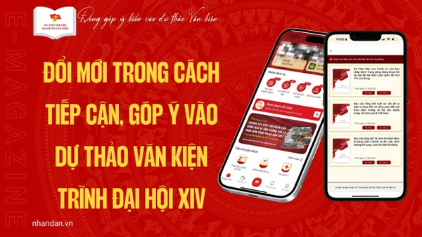 Đổi mới trong tiếp cận, góp ý dự thảo văn kiện Đại hội XIV của Đảng