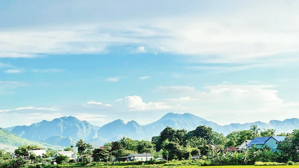 Quang cảnh làng Gầm.