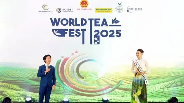 Đại diện Ban tổ chức trình bày tổng quan về kế hoạch tổ chức Lễ hội Trà quốc tế 2025. Ảnh: BTC