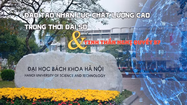 Đào tạo nhân lực chất lượng cao trong thời đại số và tinh thần Nghị quyết 57