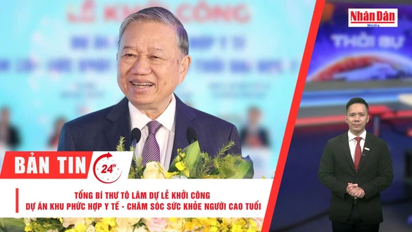 [Video] Thời sự 24h ngày 17/1: Tổng Bí thư Tô Lâm dự Lễ khởi công dự án Khu phức hợp y tế - Chăm sóc sức khỏe người cao tuổi