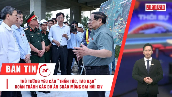 [Video] Thời sự 24h ngày 3/1/2026: Thủ tướng yêu cầu “thần tốc, táo bạo” hoàn thành các dự án chào mừng Đại hội XIV