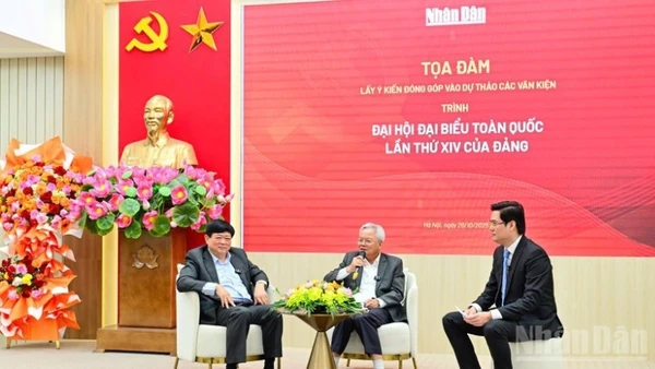 Báo Nhân Dân tổ chức lấy ý kiến các nhà khoa học đóng góp vào dự thảo các văn kiện trình Đại hội XIV của Đảng.