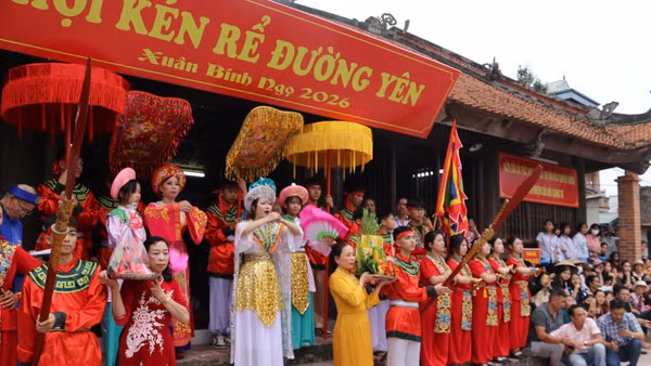 Hội Kén rể làng Đường Yên vinh dự trở thành Di sản văn hóa phi vật thể quốc gia.