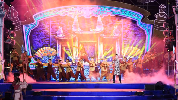 Những tiết mục đặc sắc trong chương trình Hào khí Thăng Long - Linh thiêng Tây trấn.