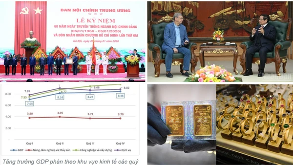 Tin nổi bật ngày 5/1: Tổng Bí thư dự kỷ niệm 60 năm Ngày truyền thống ngành nội chính Đảng; GDP năm 2025 tăng trưởng khá, ước đạt 8,02%