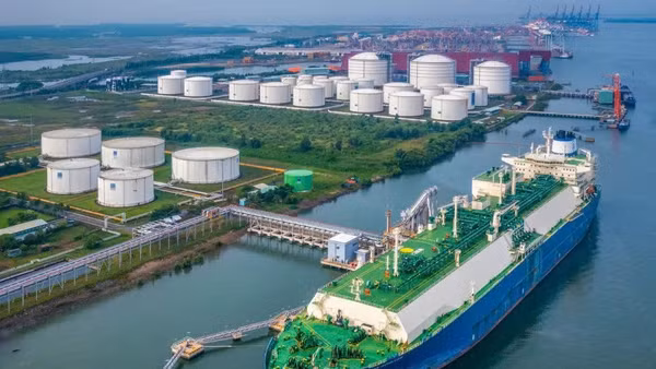 Kho cảng LNG Thị Vải của Tổng công ty Khí Việt Nam (PVGAS - đơn vị thành viên của Petrovietnam).