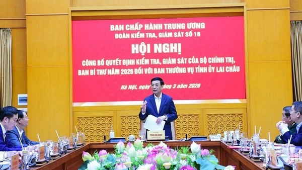 Đại tướng Phan Văn Giang phát biểu chỉ đạo tại hội nghị. (Ảnh: qdnd.vn)