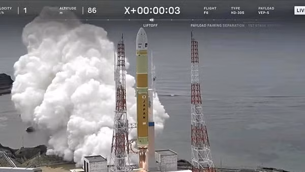 Tên lửa mới được phóng lên ngày 12/6. (Ảnh: JAXA)