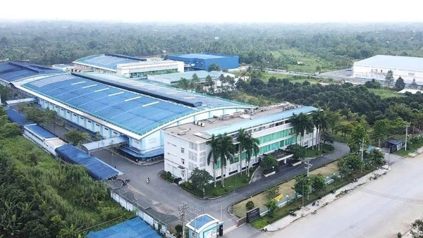 Một góc khu công nghiệp Tân Phú Thạnh, thành phố Cần Thơ.