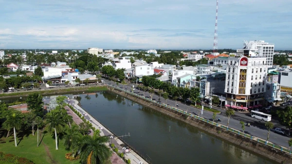 Một góc phường Cao Lãnh, tỉnh Đồng Tháp.