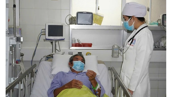 Bệnh nhân ngộ độc cá nóc đã ổn định sau điều trị tại bệnh viện.