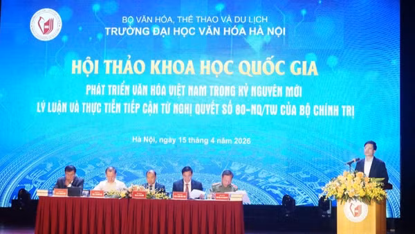 Hội thảo khoa học quốc gia về phát triển văn hóa Việt Nam trong kỷ nguyên mới. 