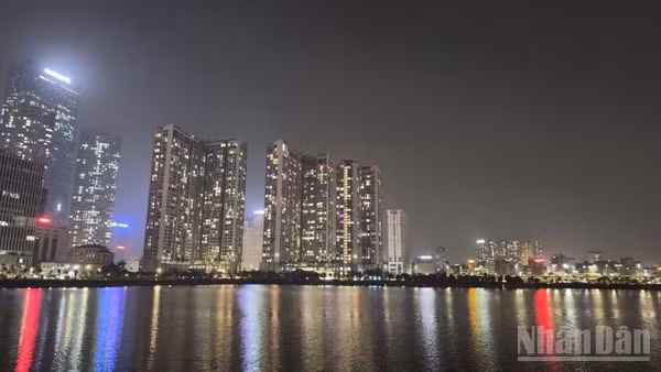 Một góc đô thị phường Cầu Giấy, Hà Nội. (Ảnh: ĐẶNG HƯƠNG)