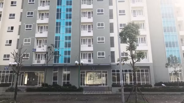 Khu tái định cư Thượng Thanh trên địa bàn phường Việt Hưng, Hà Nội.