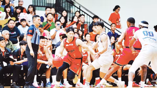 Saigon Heat là một trong những câu lạc bộ có lực lượng cổ động viên hùng hậu. Ảnh: VBA