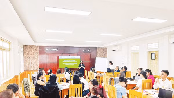 Khóa học về Kinh doanh Xanh. Ảnh NVCC