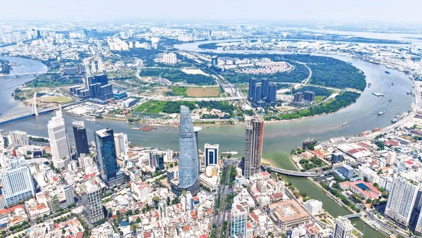 Một góc Thành phố Hồ Chí Minh hôm nay (Ảnh THẾ ANH)