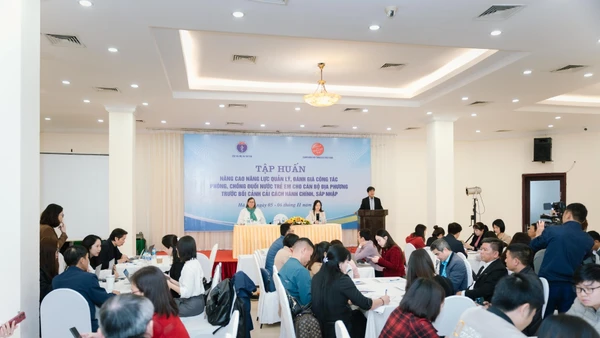 Quang cảnh buổi tập huấn.