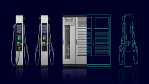 SICHARGE FLEX - hệ thống sạc xe điện phân tán thế hệ mới của Siemens.