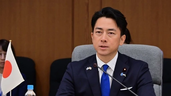 Bộ trưởng Quốc phòng Nhật Bản Shinjiro Koizumi. (Ảnh: http://newsonair.gov.in/)