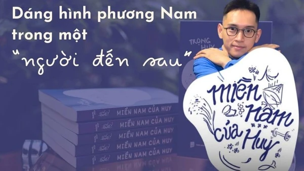 Trọng Huy với tác phẩm mới xuất bản "Miền Nam của Huy".