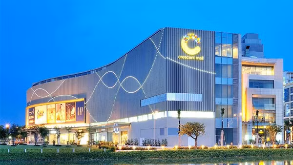 Crescent Mall tọa lạc tại khu đô thị Phú Mỹ Hưng. (Ảnh: PV)