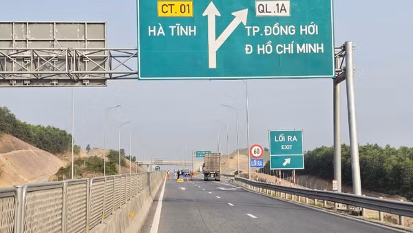 Cao tốc bắc-nam đoạn qua tỉnh Quảng Trị.