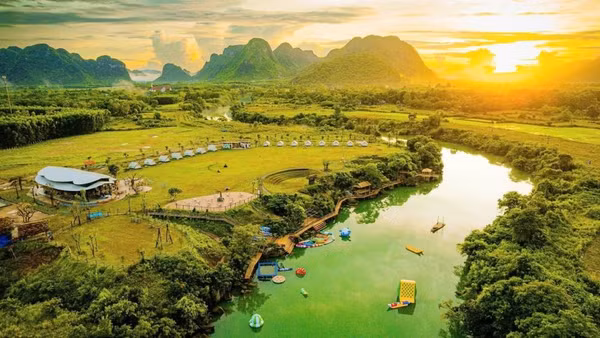 Phong Nha Valley là sản phẩm du lịch sinh thái mới ở xã Phong Nha, tỉnh Quảng Trị. (Ảnh: PN)