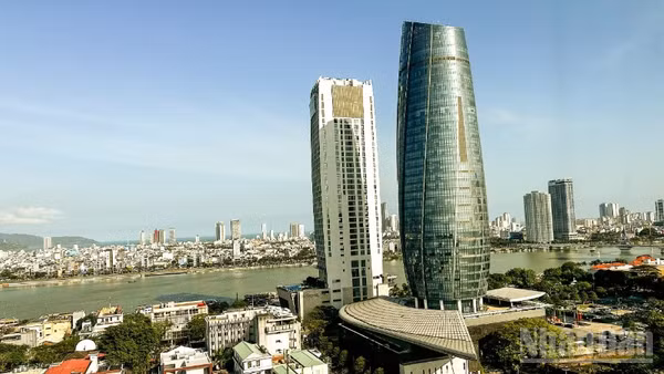 Một góc trung tâm hành chính thành phố Đà Nẵng.