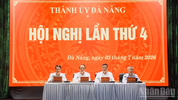 Đà Nẵng khai mạc Hội nghị Ban Chấp hành Đảng bộ thành phố lần thứ 4. (Ảnh: ANH ĐÀO)