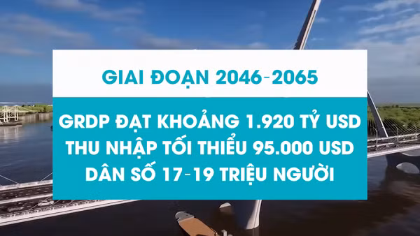 [Video] Dân số Hà Nội không quá 20 triệu người, thu nhập 95.000 USD vào năm 2065