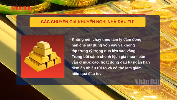 [Video] Chuyên gia khuyến nghị thận trọng khi đầu tư vàng trong bối cảnh biến động