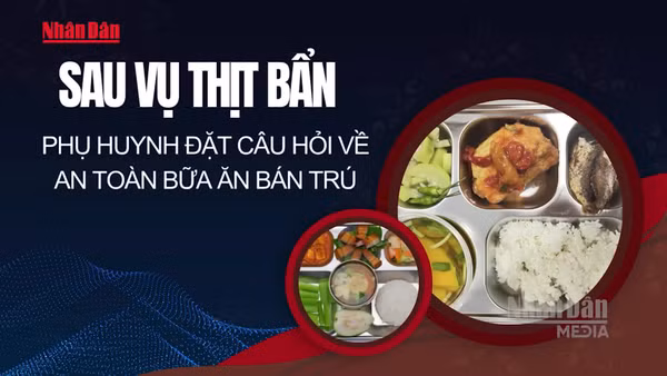 [Video] Sau vụ thịt bẩn, phụ huynh đặt câu hỏi về an toàn bữa ăn bán trú