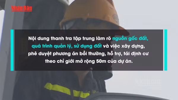 [Video] Thanh tra công tác bồi thường, tái định cư dự án mở rộng Quốc lộ 32 tại Hà Nội