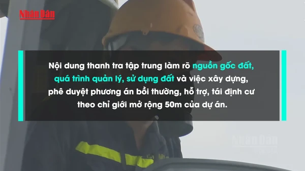 [Video] Thanh tra công tác bồi thường, tái định cư dự án mở rộng Quốc lộ 32 tại Hà Nội