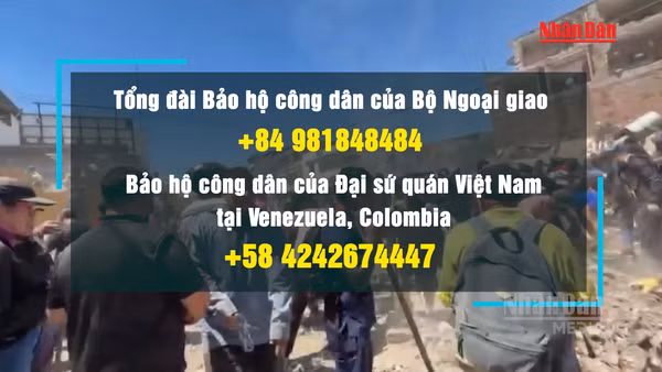[Video] Toàn bộ công dân Việt Nam ở Colombia đều an toàn sau động đất